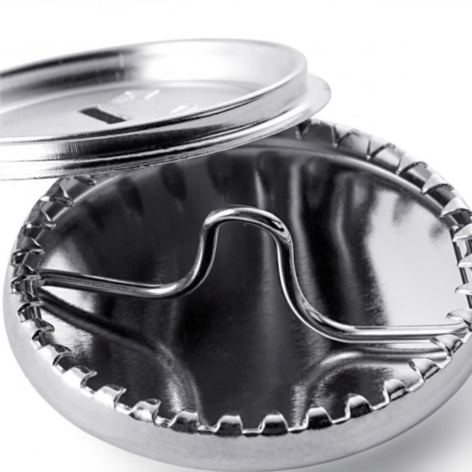 Hovedbilde Overtrekksknapp 38 mm metall