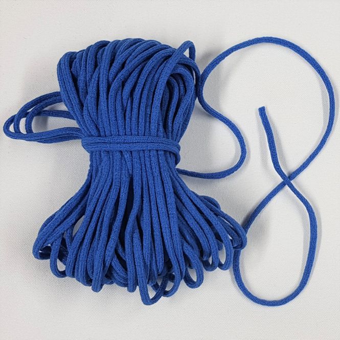 Hovedbilde Rundstrikk myk 3 mm blå strikksnor 10 m til ...