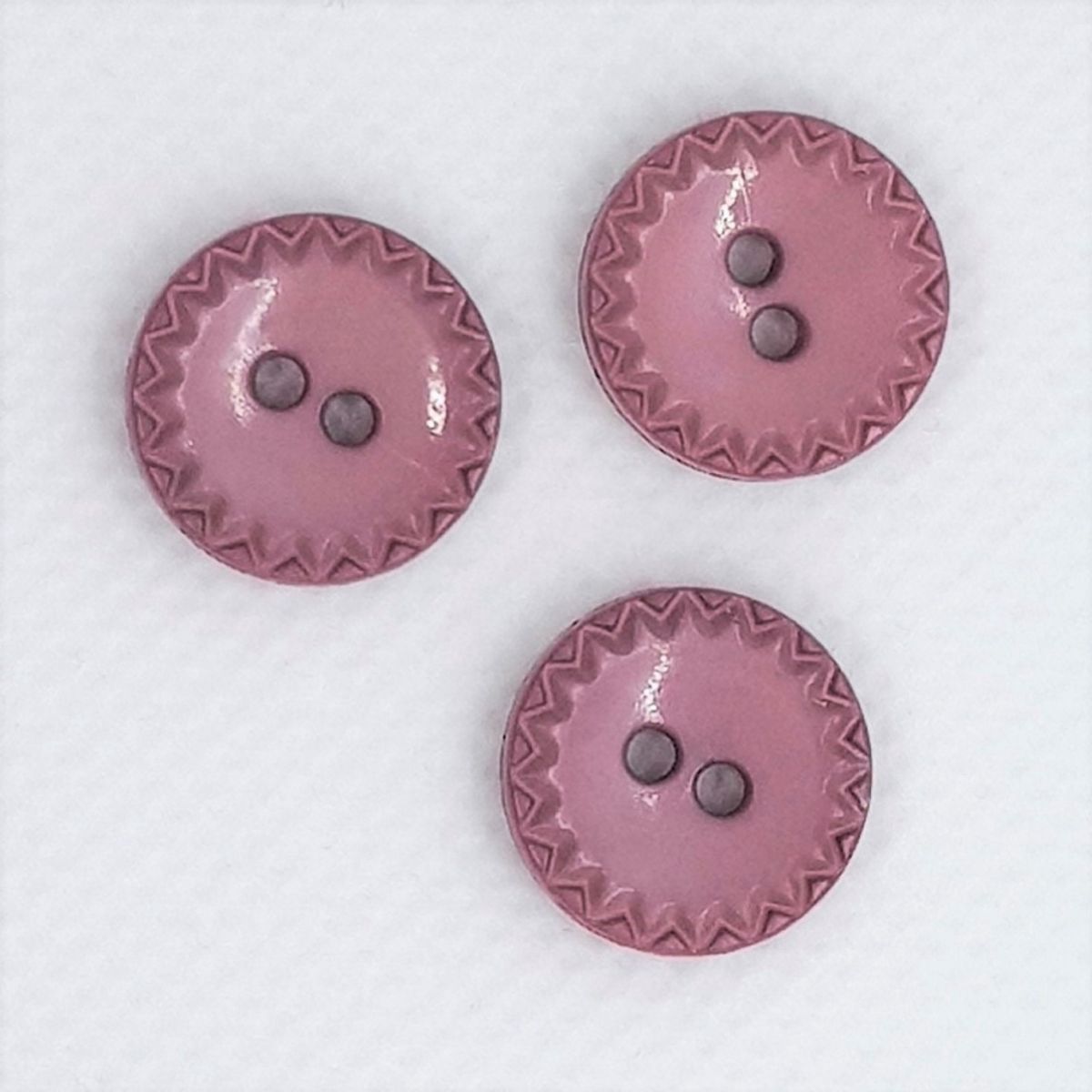 Bluseknapp gammelrosa tagget 14 mm