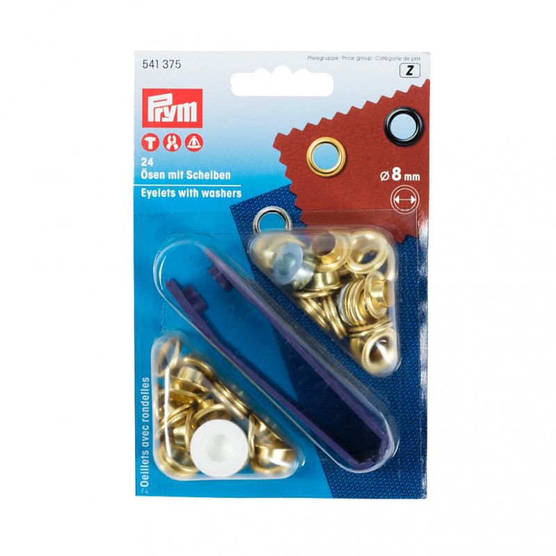 Maljer messing  8 mm Prym