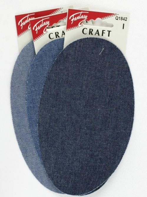 Hovedbilde Denim lappelapp mellomblå reparasjonslapp jeans / ...