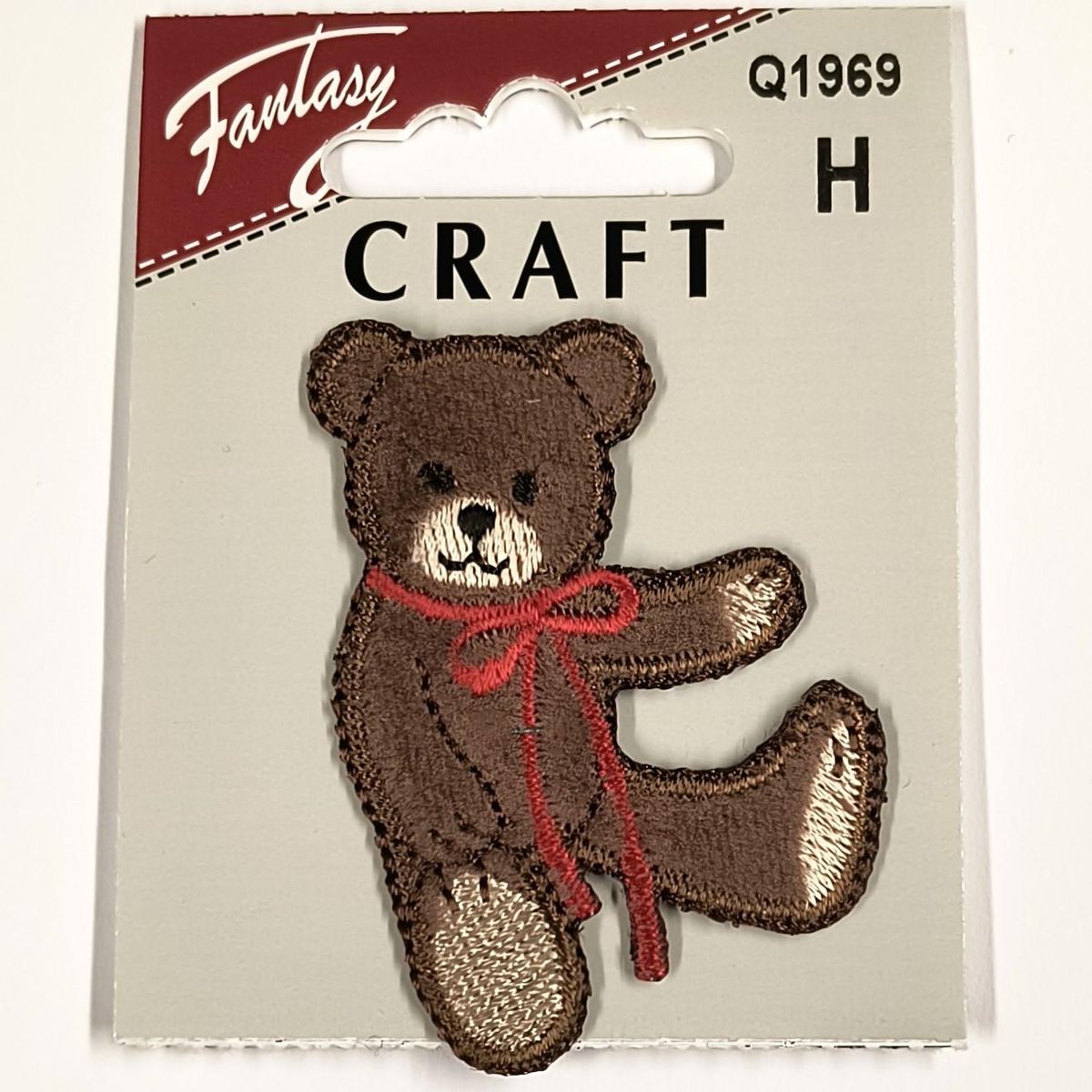 Strykemerke Teddy brun bamse symerke