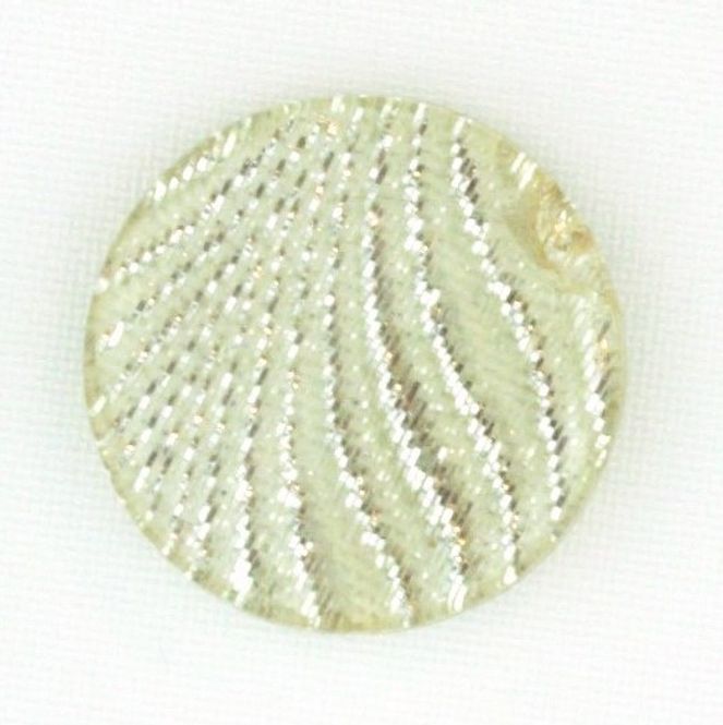 Hovedbilde Glitterknapp beige zebra 22 mm
