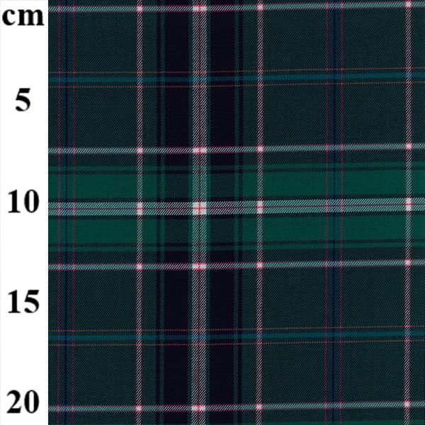 Hovedbilde Skotskrutet med stretch grønt og marine ...
