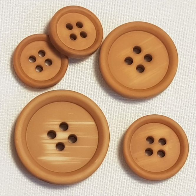 Hovedbilde Knapp rubbet sennep  kåpeknapp