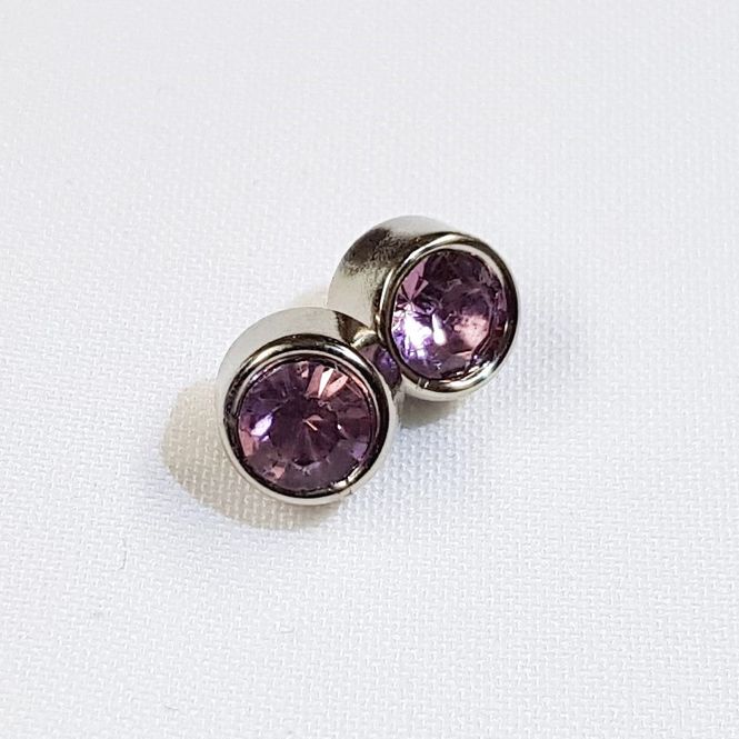 Hovedbilde Blingknapp rosa strass