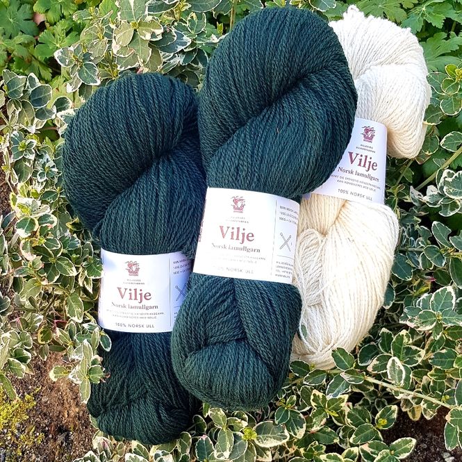Hovedbilde Vilje - Norsk lamullsgarn 100g Hillesvåg ...
