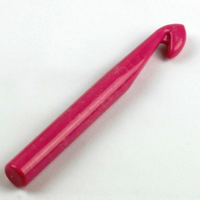 Hovedbilde Heklenål 20 mm rosa resirkulert plast Hoooked