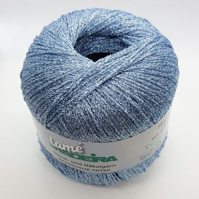 Hovedbilde Madeira Lame Lyseblå viscose-polyester ...