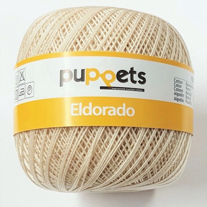 Hovedbilde Heklegarn No.16 ecru 50 gr Eldorado Puppets