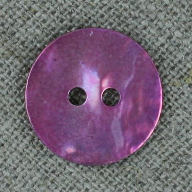 Hovedbilde Perlemorsknapp rosa 18 mm