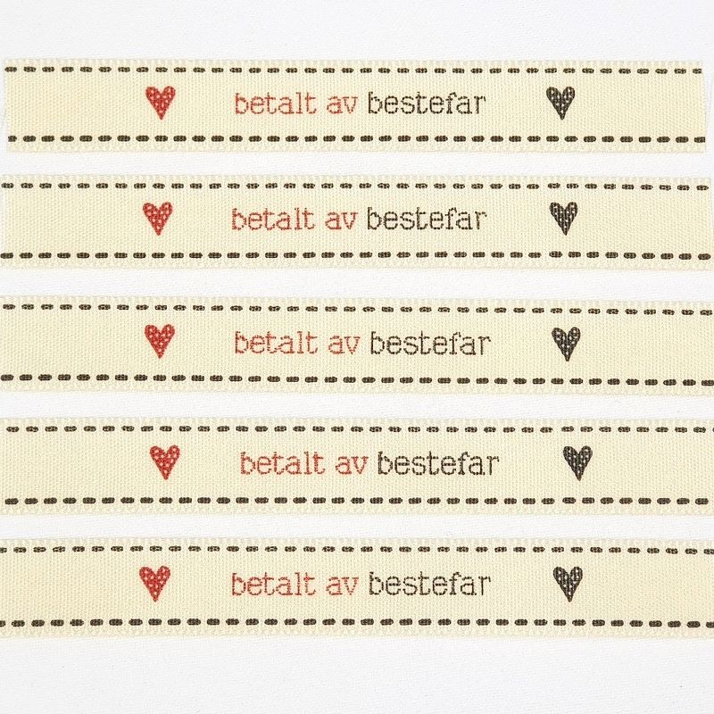 Betalt av bestefar - 5 stk Symerker Jakkehempe 