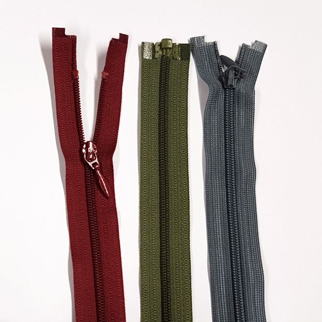 Hovedbilde Jakkeglidelås 4 mm YKK tynn nylon delbar glidelås