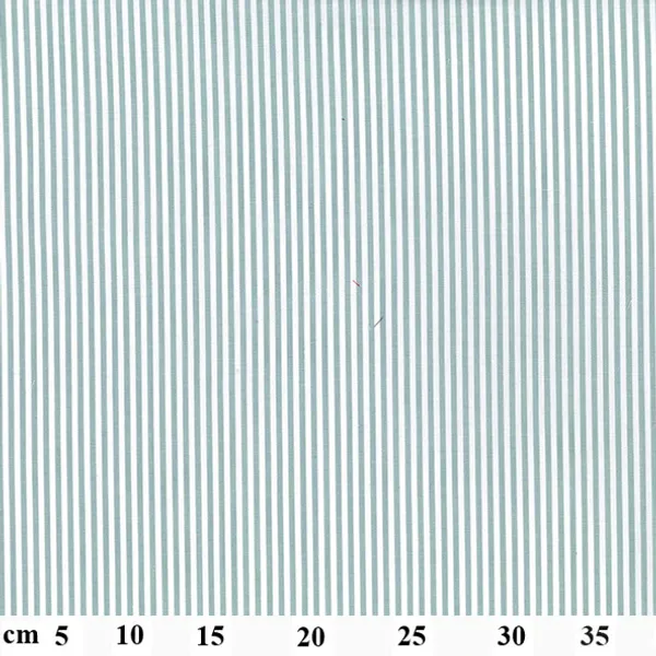 Hovedbilde Garnfarget stripe  3 mm gråblå-hvit kjøkkenruter