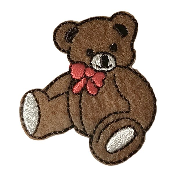 Hovedbilde Strykemerke Teddybjørn sittende symerke