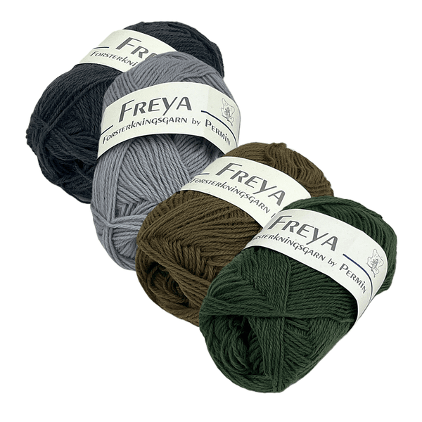 Hovedbilde Forsterkningsgarn Freya 25 g - flere farger