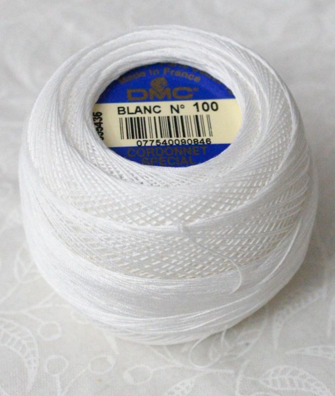 Hekle-/brodergarn Nr. 100 DMC Cordonnet Special 