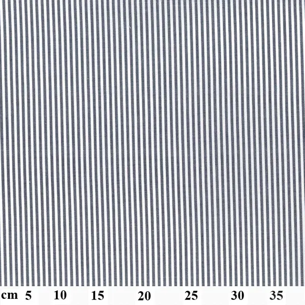 Hovedbilde Garnfarget stripe  3 mm marine-hvit kjøkkenruter