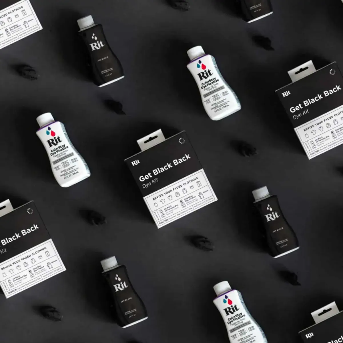 Rit Get Black Back Dye Kit - refarging