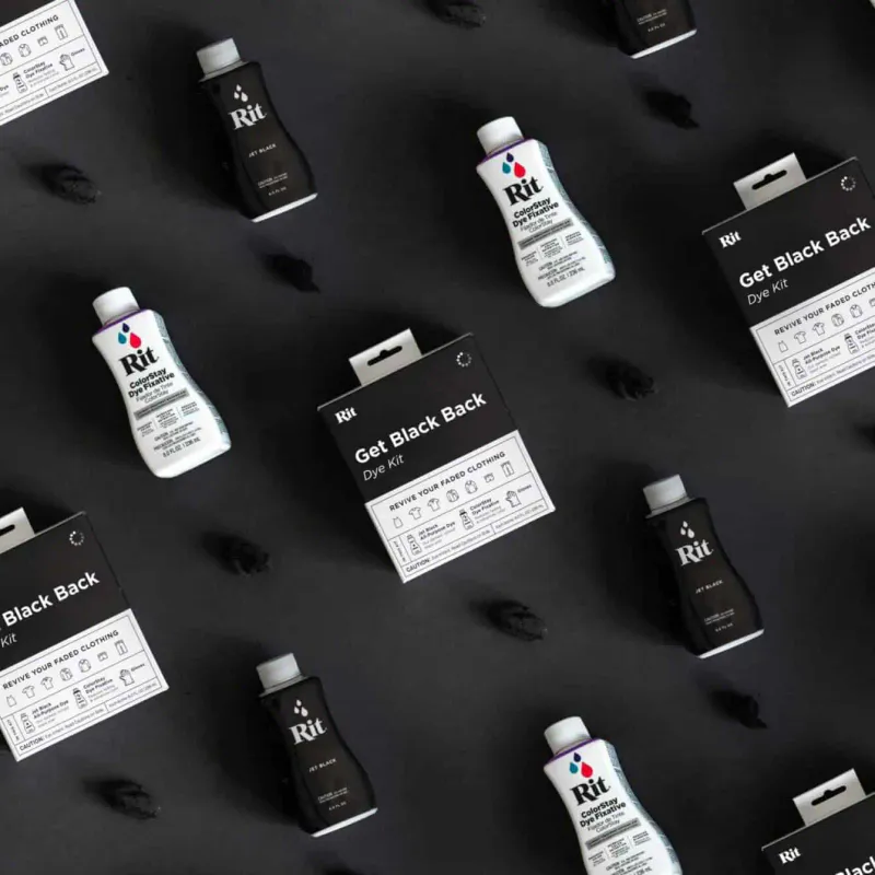 Rit Get Black Back Dye Kit - refarging