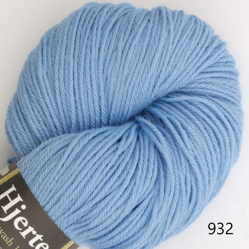 Hjerte  - Superwash 12/4 - alle farger Hillesvåg Fabrikker