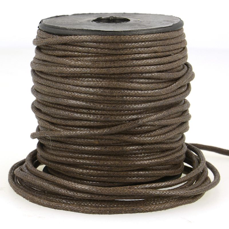 Vokset tråd 2 mm - flere farger