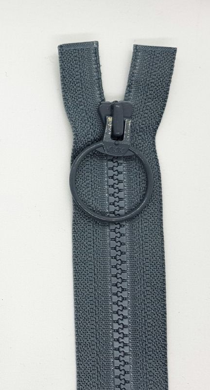 Jakkeglidelås 4 mm nylon delbar glidelås med ring