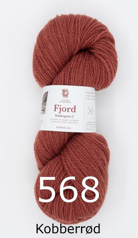 Fjord Sokkegarn 2 - alle farger