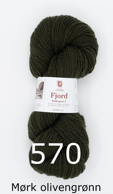 Fjord Sokkegarn 2 - alle farger