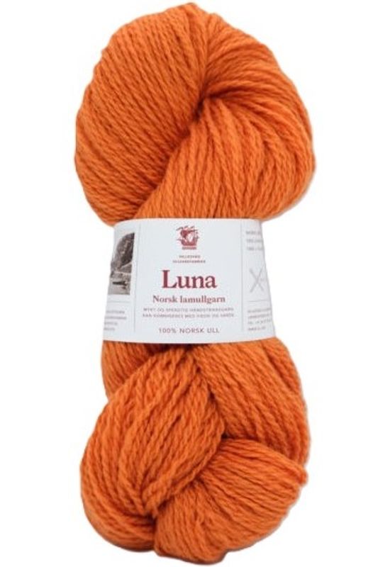 Luna - Norsk lamullsgarn 100 g Hillesvåg Fabrikker