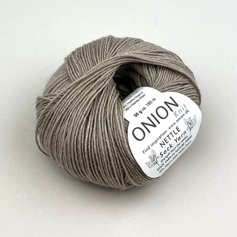 Onion Nettle sokkegarn med neslefiber 50 g