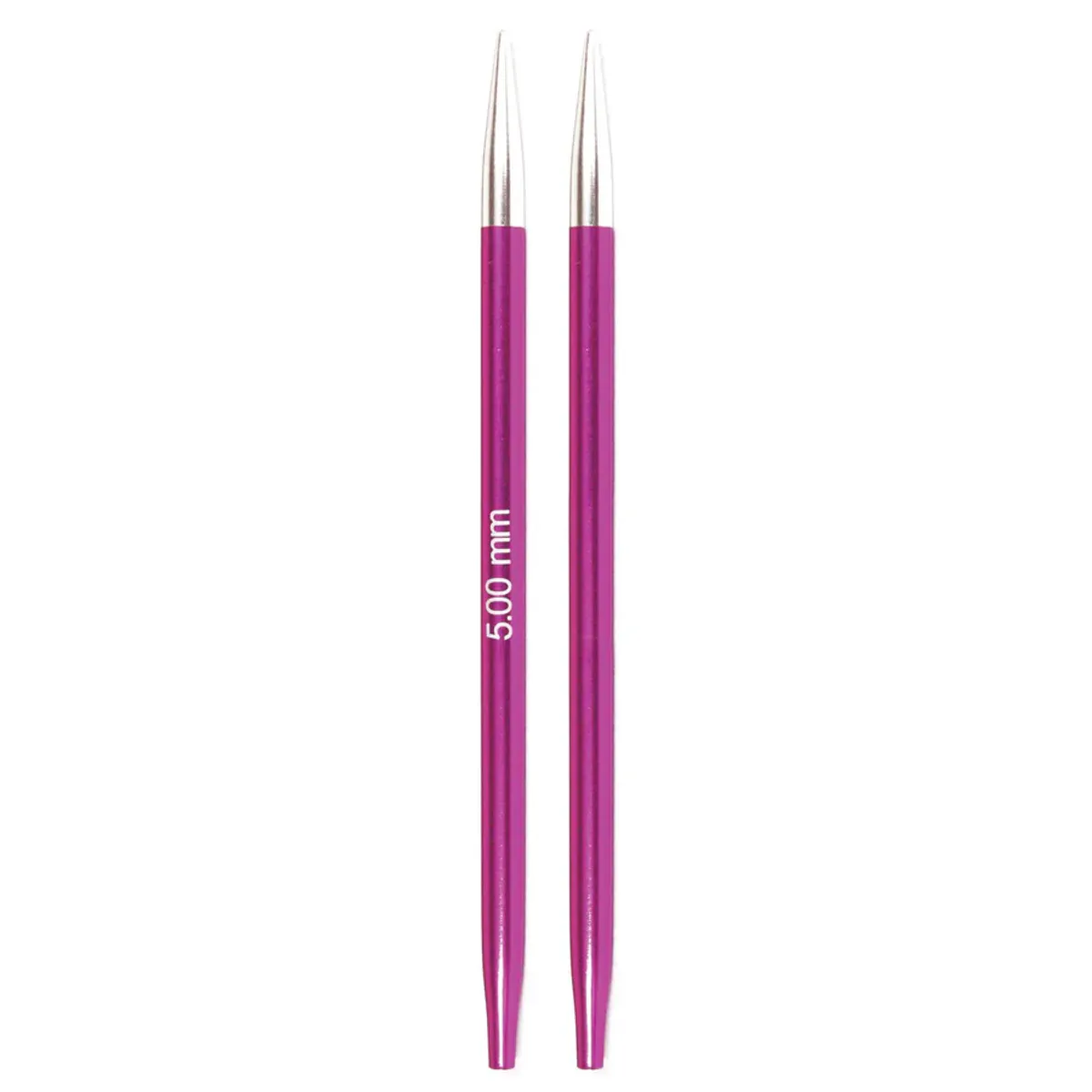 KnitPro Zing utskiftbare pinner - lange 13 cm 