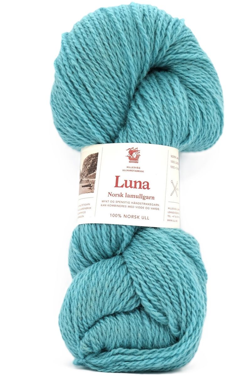 Luna - Norsk lamullsgarn 100 g Hillesvåg Fabrikker