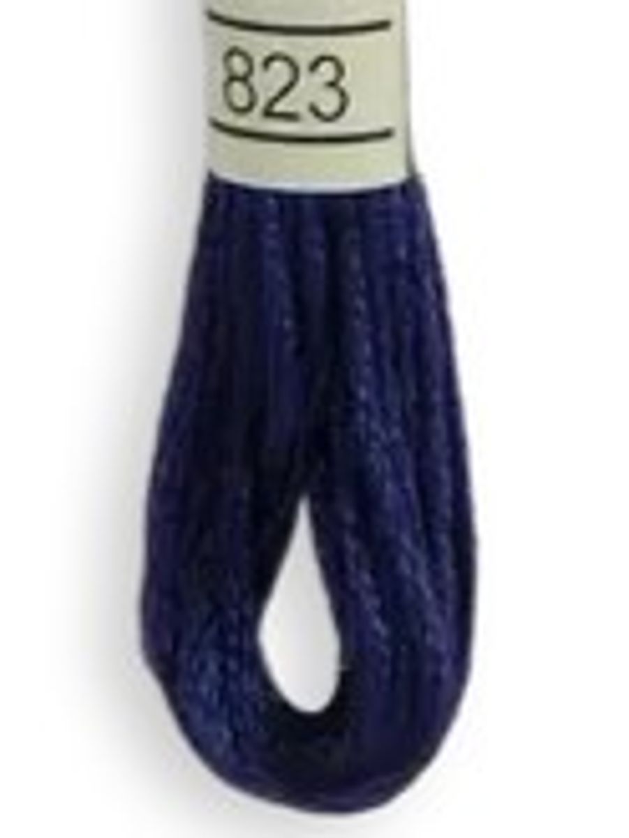 DMC Mouline No. 117 ensfarget brodergarn bomull