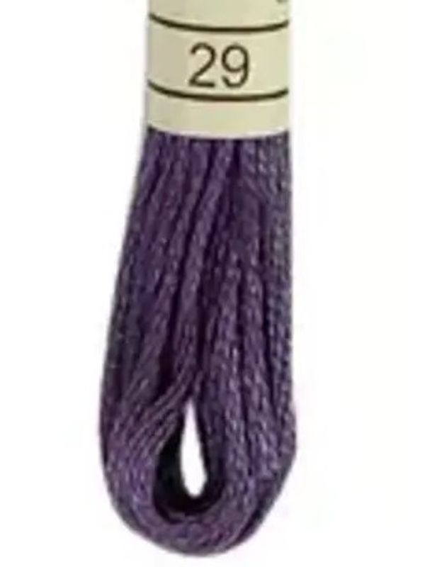 DMC Mouline No. 117 ensfarget brodergarn bomull