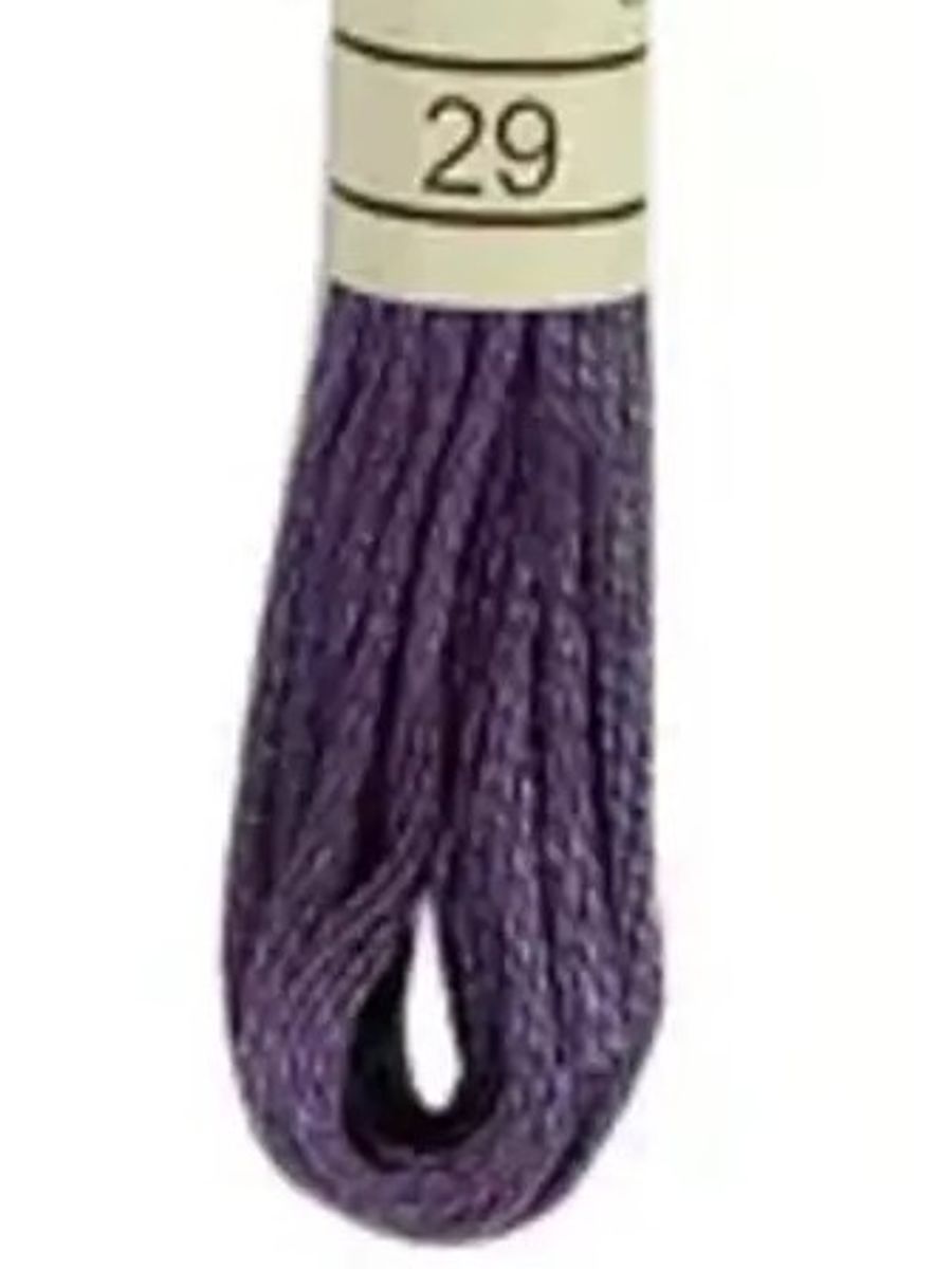 DMC Mouline No. 117 ensfarget brodergarn bomull