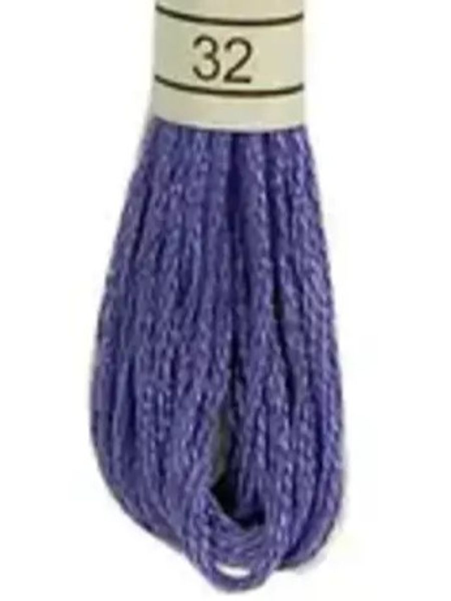 DMC Mouline No. 117 ensfarget brodergarn bomull