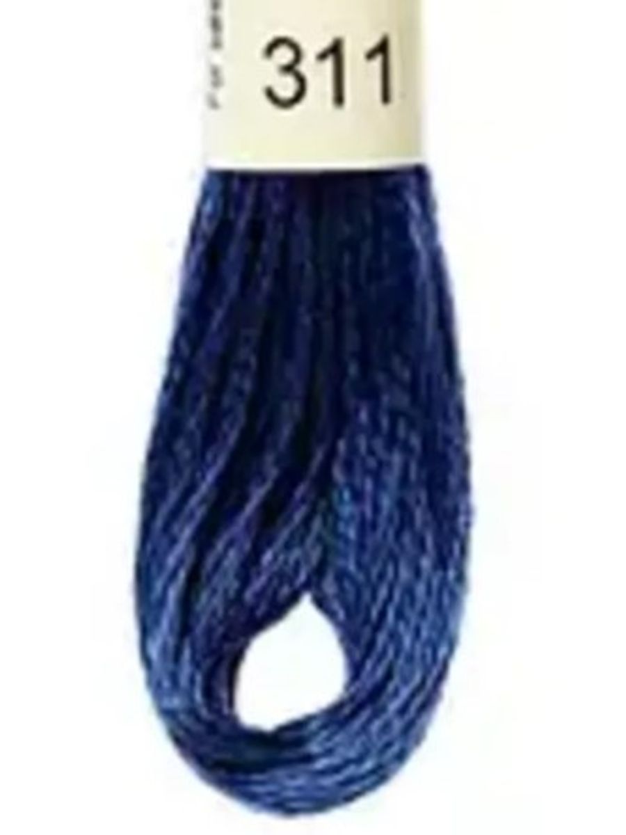 DMC Mouline No. 117 ensfarget brodergarn bomull