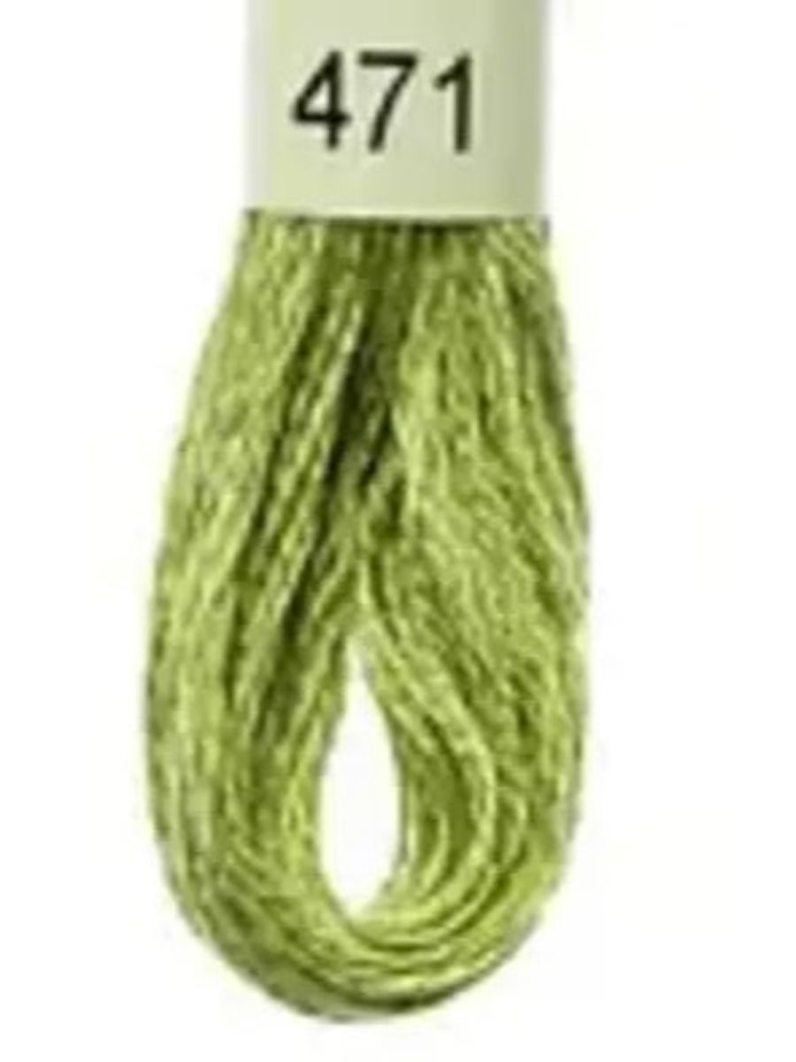DMC Mouline No. 117 ensfarget brodergarn bomull