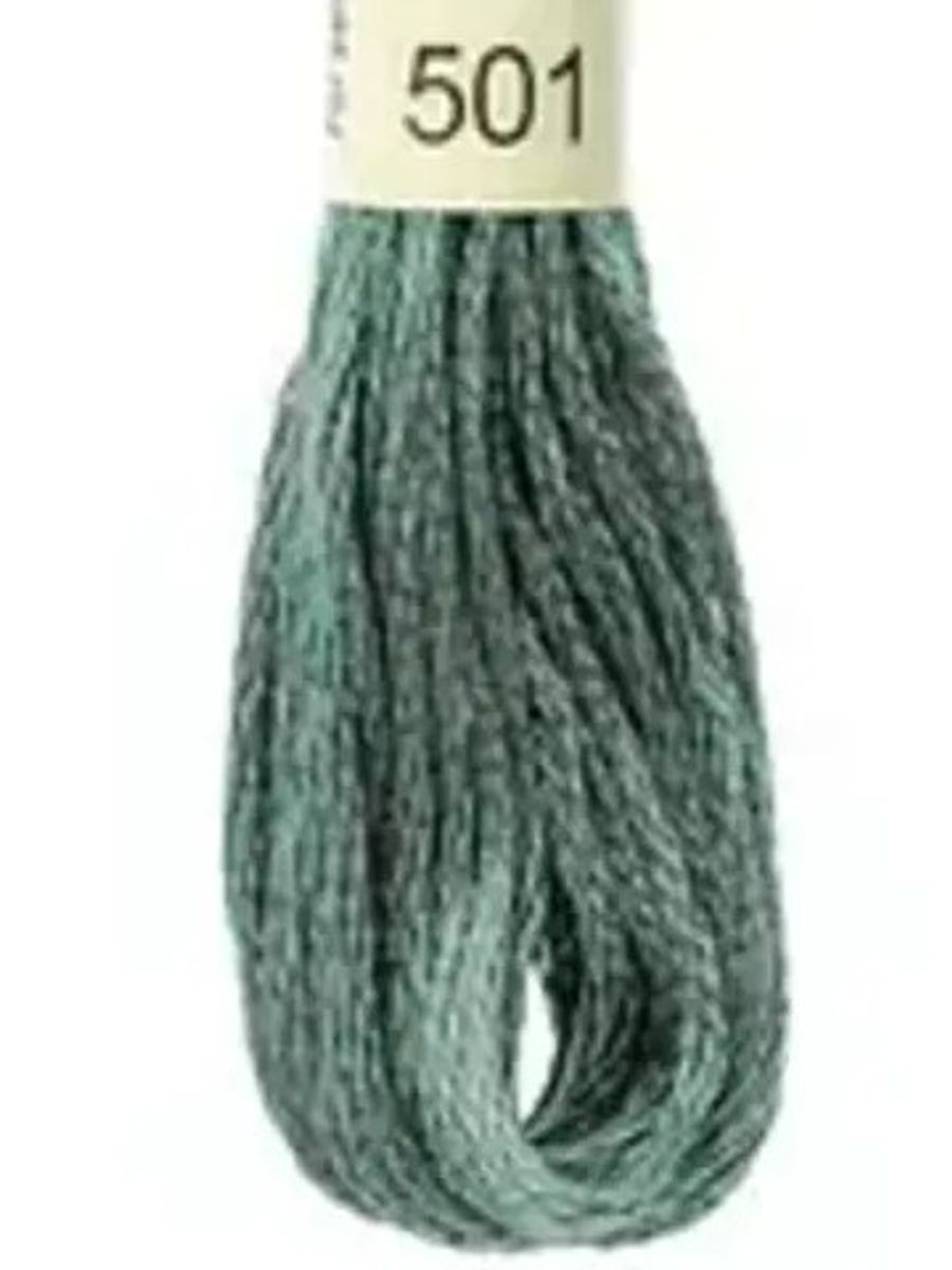 DMC Mouline No. 117 ensfarget brodergarn bomull