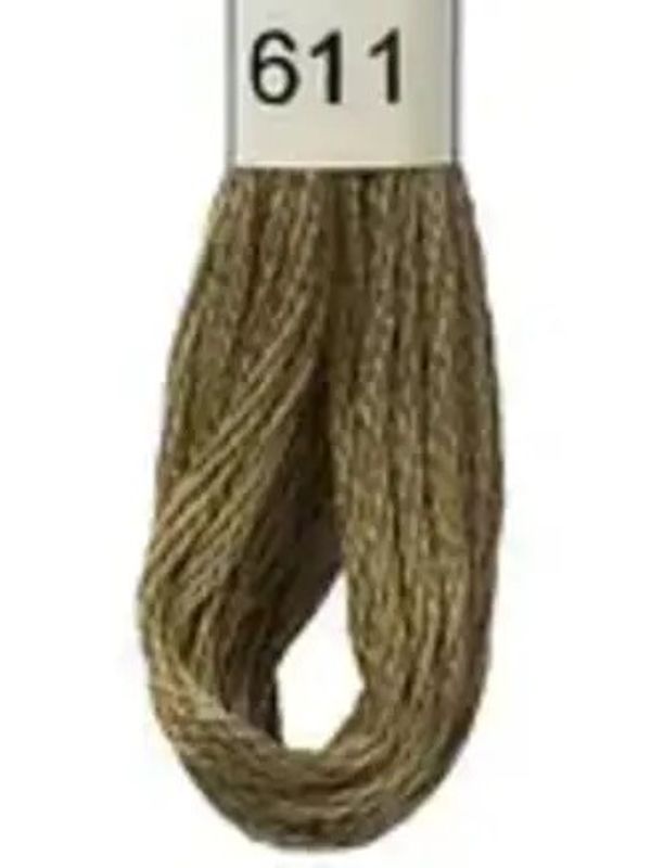 DMC Mouline No. 117 ensfarget brodergarn bomull