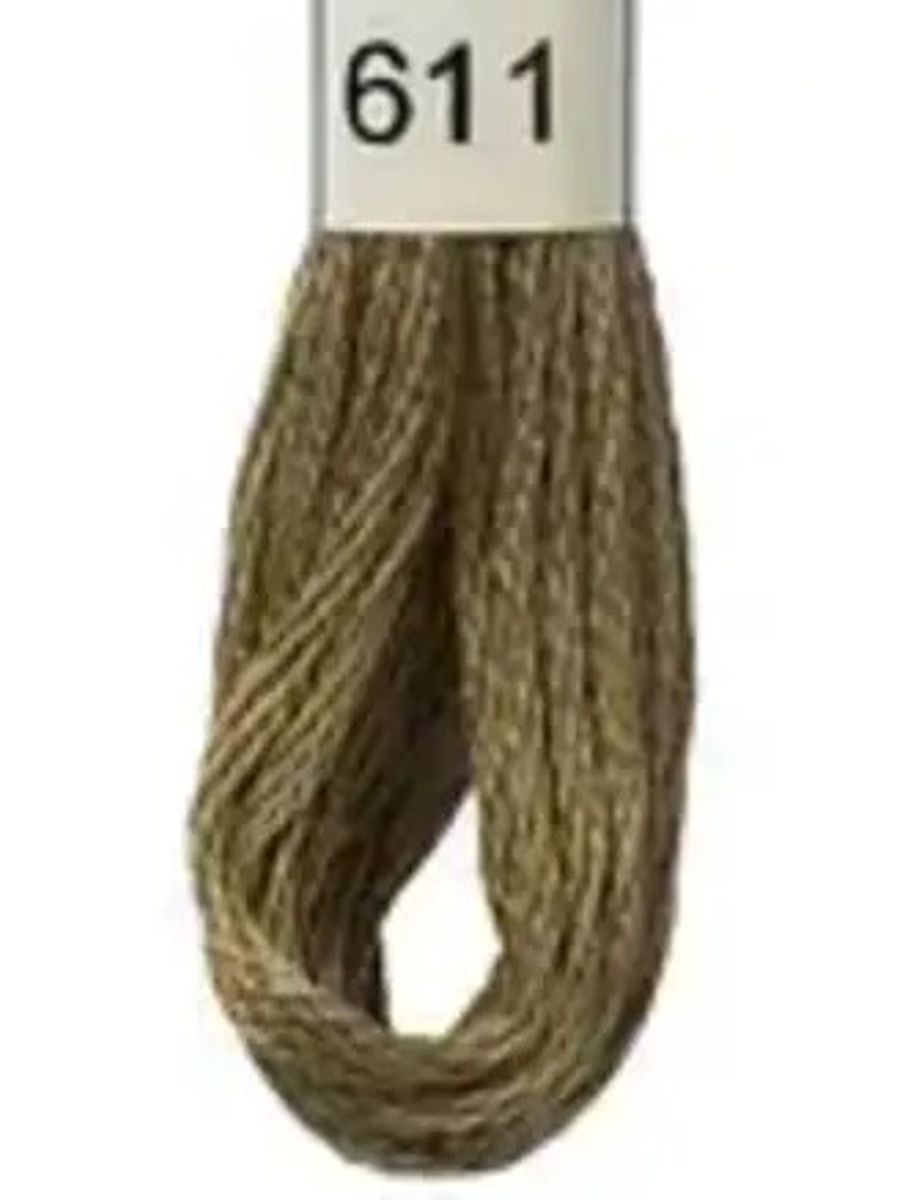 DMC Mouline No. 117 ensfarget brodergarn bomull