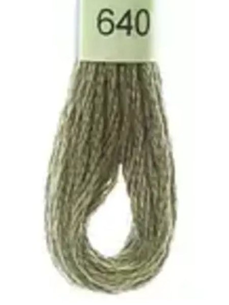 DMC Mouline No. 117 ensfarget brodergarn bomull