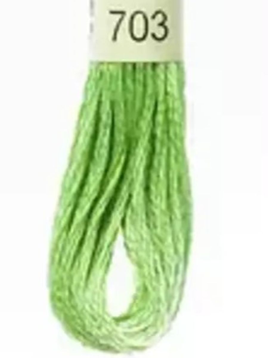 DMC Mouline No. 117 ensfarget brodergarn bomull