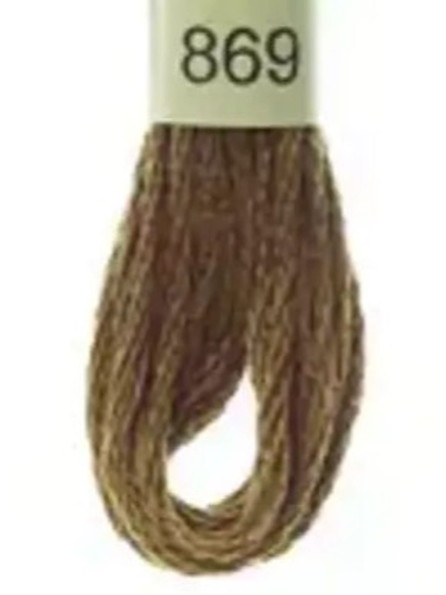 DMC Mouline No. 117 ensfarget brodergarn bomull