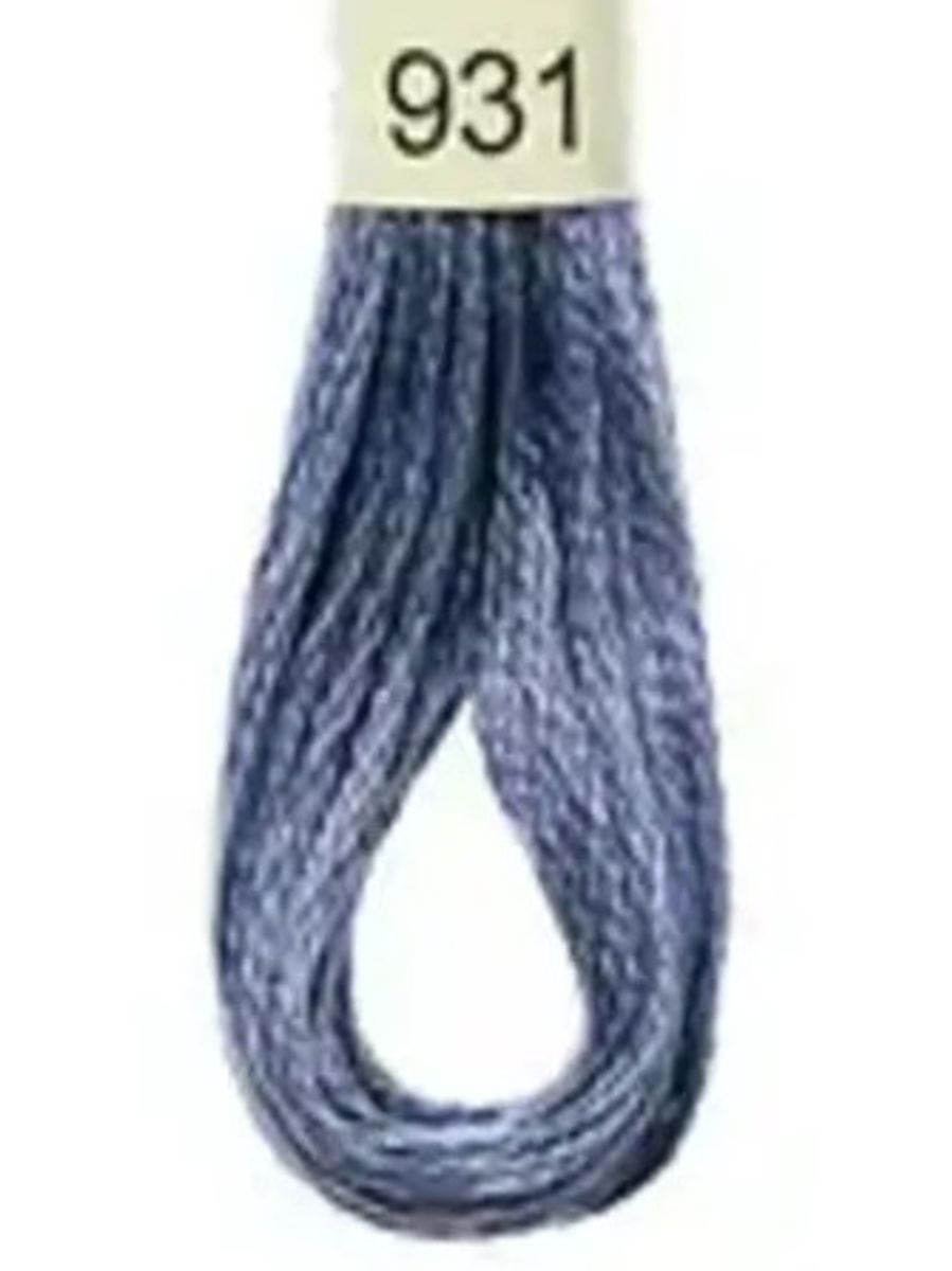 DMC Mouline No. 117 ensfarget brodergarn bomull