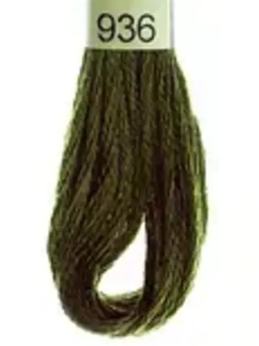 DMC Mouline No. 117 ensfarget brodergarn bomull