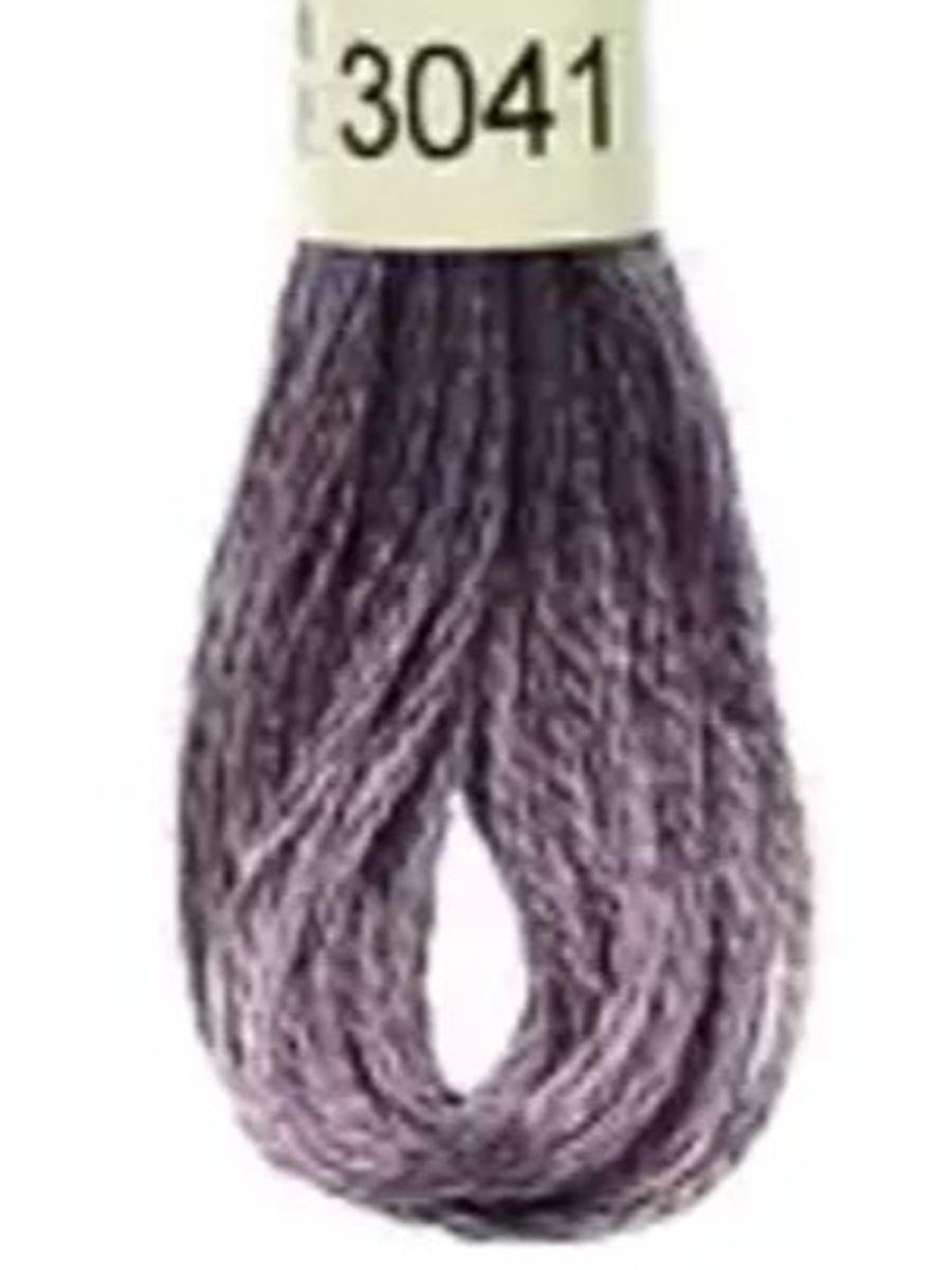 DMC Mouline No. 117 ensfarget brodergarn bomull