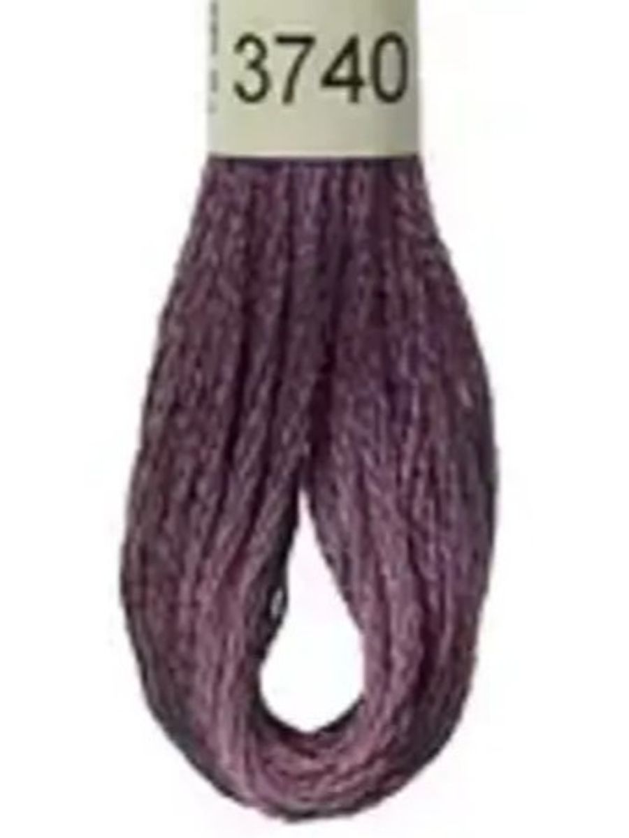 DMC Mouline No. 117 ensfarget brodergarn bomull