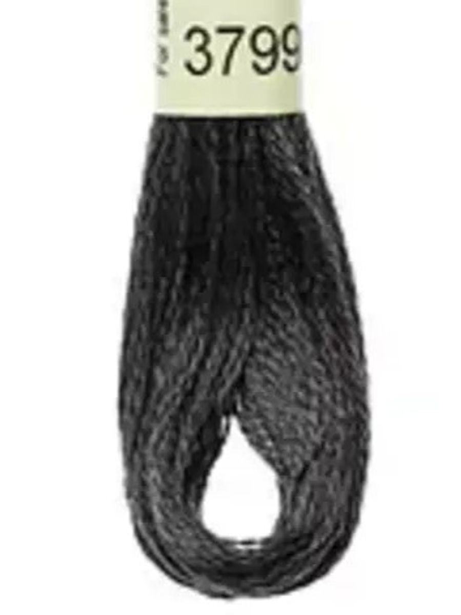DMC Mouline No. 117 ensfarget brodergarn bomull